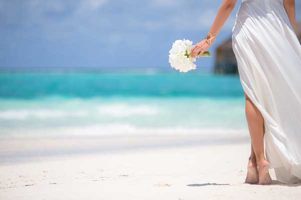 Luxury beach wedding